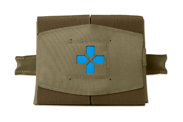 The outer facing front of every pouch features a registered BFG Cross Trademark